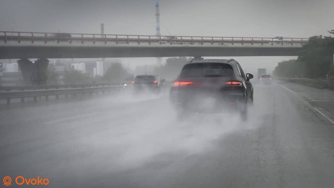 Sicheres Fahren bei Regen