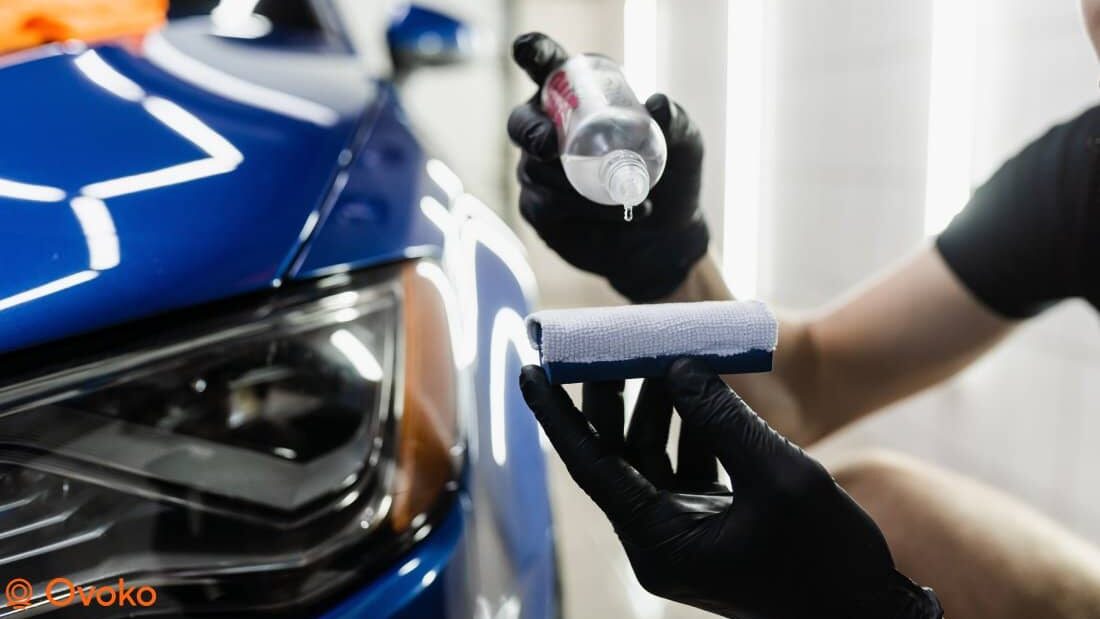 Keramikbeschichtung für ein Auto