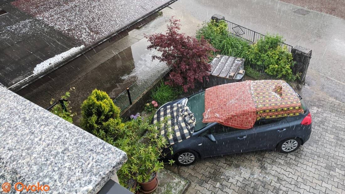 Auto vor Hagel schützen